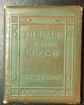 Little Leather Library The Mark Of The Beast By Rudyard Kipling