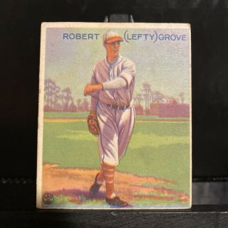 Robert Lefty Grove Big League Chewing Gum Indian Gum 1933 Goudey Gum