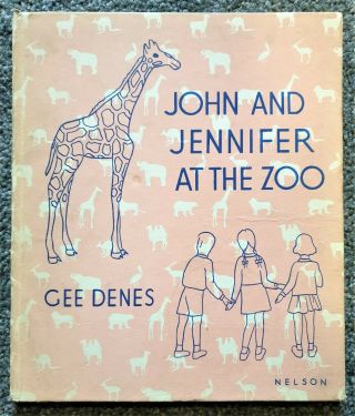 John And Jennifer At The Zoo,  Gee Denes,  1946,  Vintage Children 