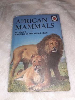 Ladybird Book Series 691 Animals Of The World - African Mammals
