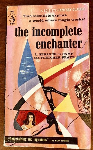 The Incomplete Enchanter L Sprague De Camp,  Fletcher Pratt.  Vintage Pyramid G530