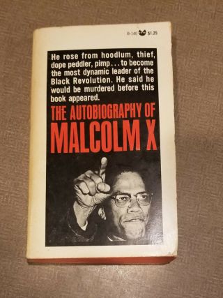 The Autobiography Of Malcolm X,  Alex Haley First Edition Vintage Paperback