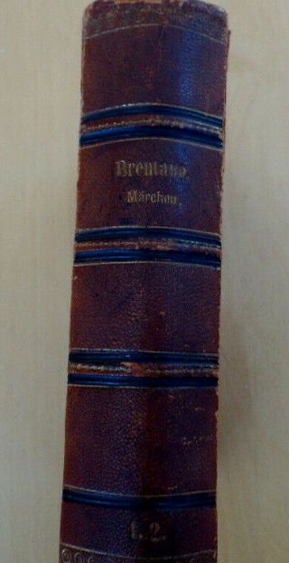 Märchen Des Clemens Brentano GÖrres 2 Bände In Einem Band 1879 Halbleder