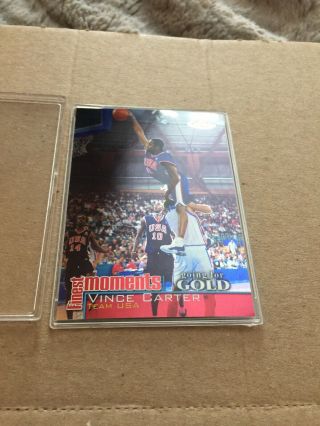 2000 Topps Finest Moments Vince Carter Fmr11 Team Usa - Going The Gold