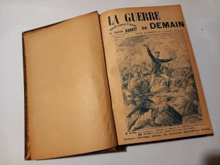 French Antique Ww1 Military History Book La Guerre De Demain The War Of Tomorrow