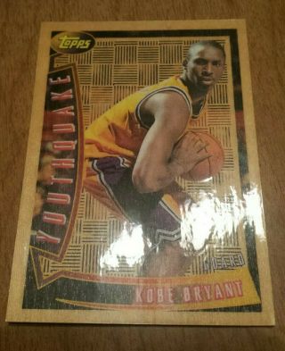 Kobe Bryant 1996 - 97 Topps Youthquake Yq15 Rookie Insert Card Htf