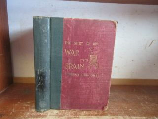 Old The Story Of Our War With Spain Book 1899 Cuba Spanish - American War Navy Gun