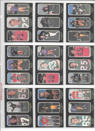 1972 O - pee - chee CFL Complete Set 132/132,  72/72 Panel Stickers Theismann Rookie 2