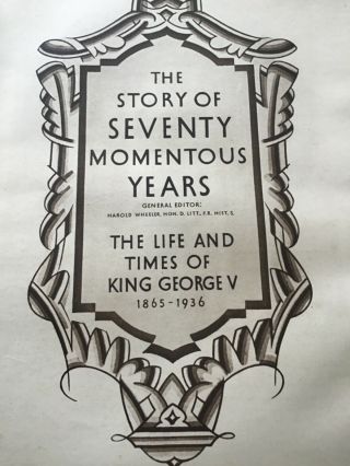 The Story of Seventy momentous years hard back book 1865 - 1936 by Odhams press 3
