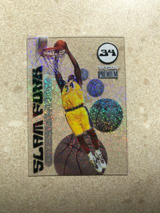 1998 - 99 Skybox Premium Slam Funk Shaquille O’neal Shaq Rare Insert