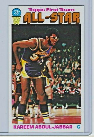 Kareem Abdul - Jabbar 1976 Topps Proof Card Lakers Beauty Topps Vault