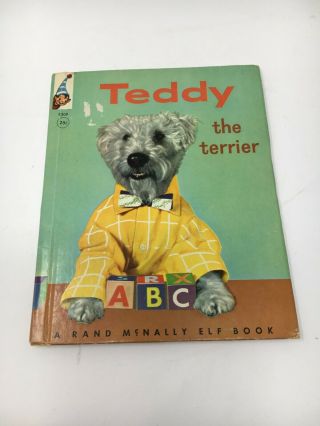 Teddy The Terrier Real Live Animal Book 1956 Children 