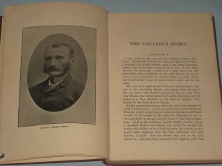 1893 Book Strange,  But True Life & Adventures Of Captain Thomas Crapo & Wife