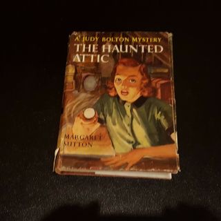 Vintage Judy Bolton Mystery The Haunted Attic Dust Jacket 1932 Margaret Sutton