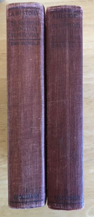 A History Of The Nineteenth Century Vol 1 And 2,  Edwin Emerson Jr.  ©1900