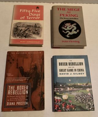 4 Books China Boxer Rebellion Siege At Peking China Fifty Five Days Of Terror