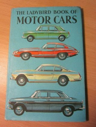 The Ladybird Book Of Motor Cars Series 584 With Dust Jacket Dj 1963