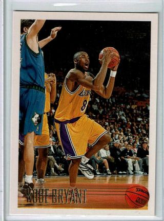 1996 Topps 138 Kobe Bryant Rookie Card Rc Centered See Scans Lakers Legend