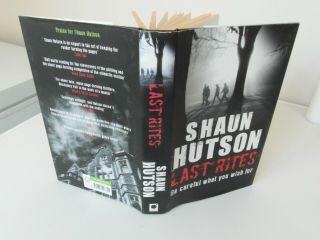 Shaun Hutson Last Rites 1st Edition In D/w