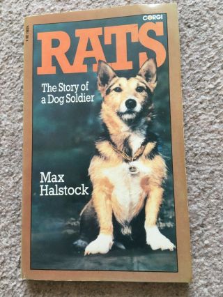 Vintage Book,  " Rats ",  The Story Of A Dog Soldier Who Served In Northern Ireland