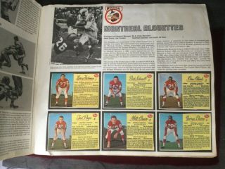 1963 Post Cereal Canadian Cfl Album Complete With 160 Card Set Ultra Rare