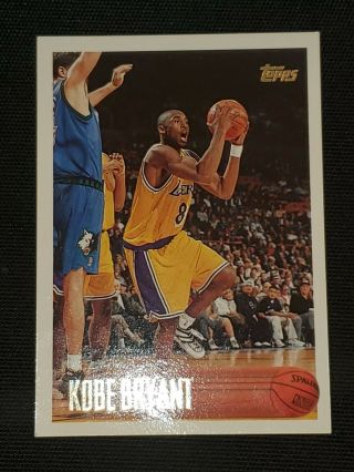 1996 - 97 Topps 138 Kobe Bryant Rookie Card Rc Nm/mint