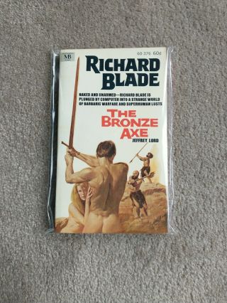 Richard Blade: The Bronze Axe By Jeffrey Lord.  First Printing,  1969
