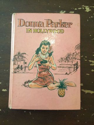 1961 Donna Parker In Hollywood By Marcia Martin Whitman Hardcover Book