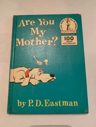 1960 Are You My Mother By P.  D.  Eastman Beginner Books Book Club Edition
