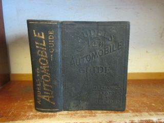Old Audels Automotive Guide For Mechanics Book Engine Valve Fixing Tool Part