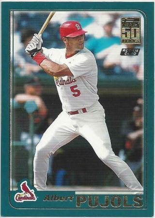 2001 Topps Traded Albert Pujols Cardinals Angels Rookie Card T247