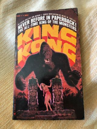 1933 King Kong Photoplay Edgar Wallace Bantam 1st Ed Pb Merian C.  Cooper
