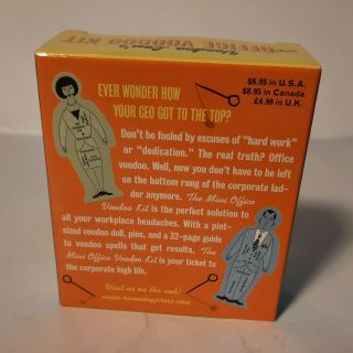 2004 A Running Press miniature edition voodoo lou ' s mini office voodoo kit 2