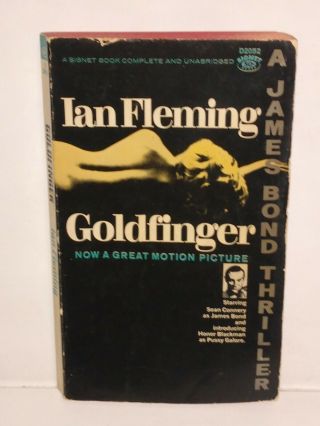 Goldfinger Ian Fleming Vintage 007 James Bond Signet 1959 Paperback