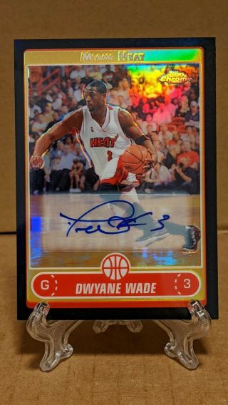 Dwayne Wade 2006 - 07 Topps Chrome Refractor Auto - Updated Please Read Everything