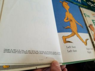 ×5 Collectible Vintage Dr.  Seuss Books The Foot Book,  Hop on Pop,  Plus More 2
