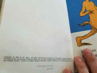 ×5 Collectible Vintage Dr.  Seuss Books The Foot Book,  Hop on Pop,  Plus More 3