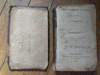 Antique Book Mentorial Tales For The Instruction Of Young Ladies 1811 Pilkington
