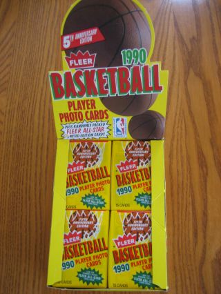 1990 Fleer Basketball - Box Of 36 Wax Packs (jordan Psa 10) ?