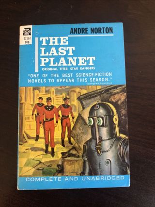 The Last Planet By Andre Norton