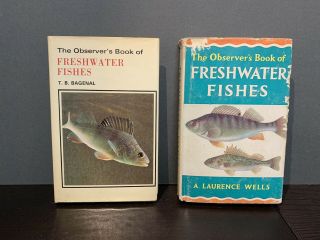 2x Vintage ‘the Observer Book Of Freshwater Fishes’ 1964 & 1978.