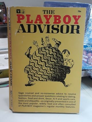 Vintage The Playboy Advisor 1966 Soft Cover Book With Illustrations