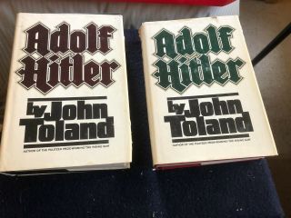 Hcdj 1976 Adolf Hitler Biography Volumes I & Ii By John Toland