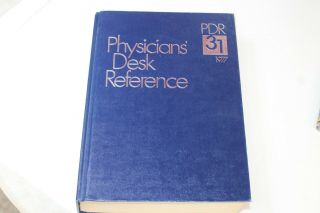 Physicians Desk Reference - Pdr 31 1977 Vgc - (37)