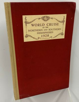 World Cruise Of The Northern And Southern Heispheres 1928 Cunard Liner Fanconia
