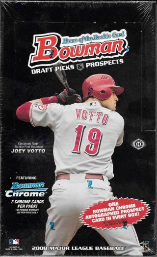 2008 Bowman Draft Picks And Prospects Baseball Hobby Box