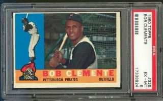 1960 Topps Roberto Clemente 326 Psa 6 Pittsburgh Pirates Hof