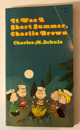 It Was A Short Summer Charlie Brown (1971) Vintage Comic Strip