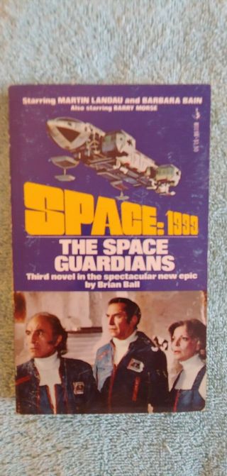 Space:1999,  The Space Guardians By Brian Ball,  1975 Picket Pb,  Vg,  Tv Tie In