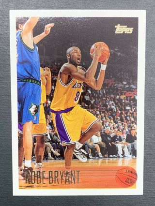 1996 - 97 Topps 138 Kobe Bryant Rookie Card Rc Lakers Mamba - Read & Look At Pics